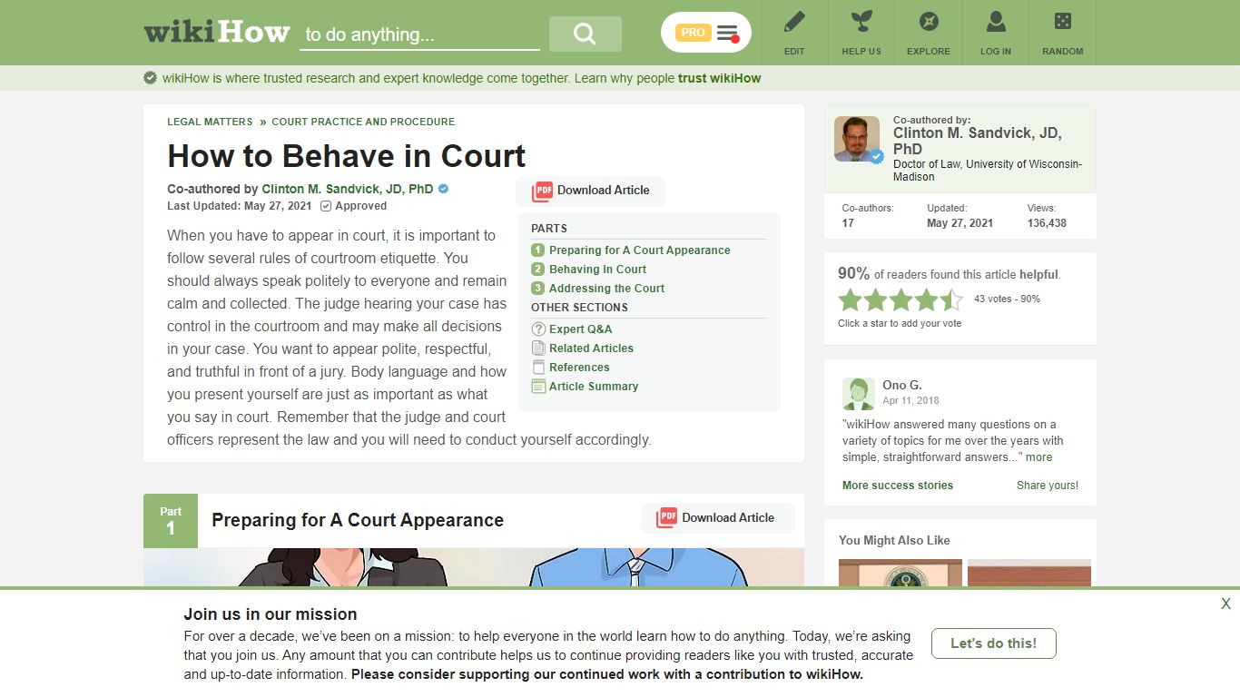 How to Behave in Court: 14 Steps (with Pictures) - wikiHow